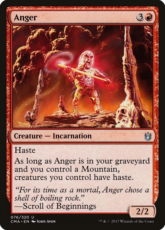 Image for Anger (76) (CMA) - Magic: The Gathering