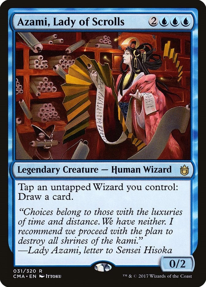 Image for Azami, Lady of Scrolls (31) (CMA) - Magic: The Gathering