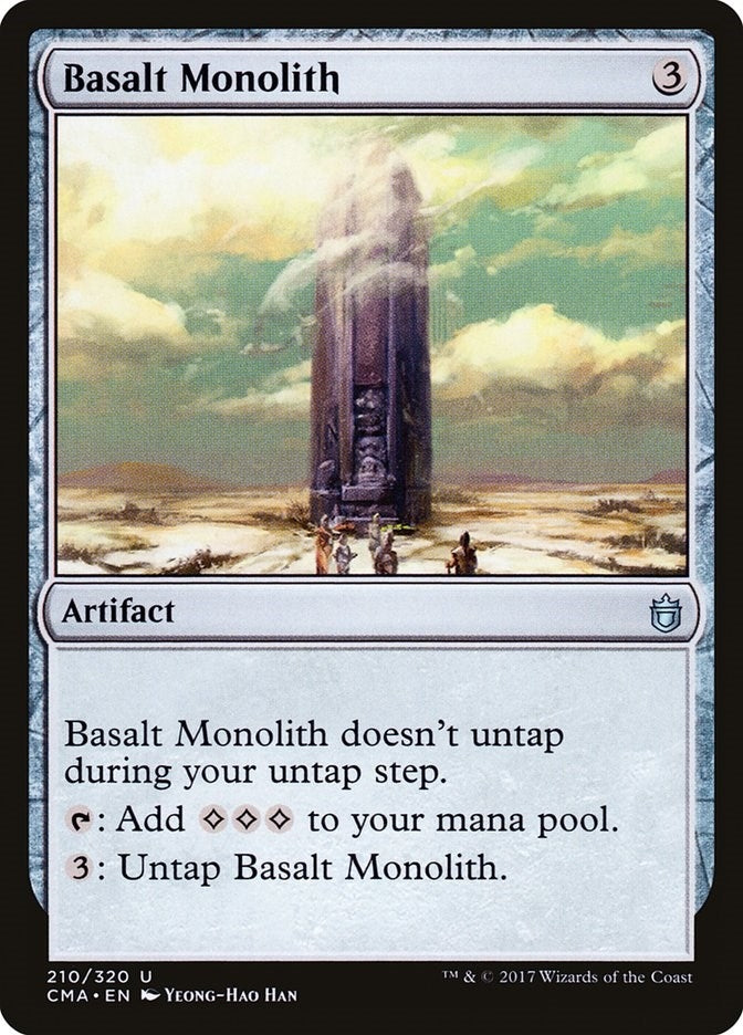 Image for Basalt Monolith (210) - Magic: The Gathering