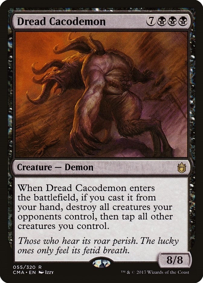 Image for Dread Cacodemon (55) - Magic: The Gathering