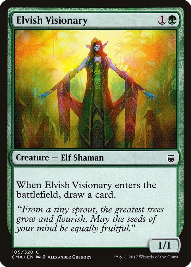 Image for Elvish Visionary (105) - Magic: The Gathering
