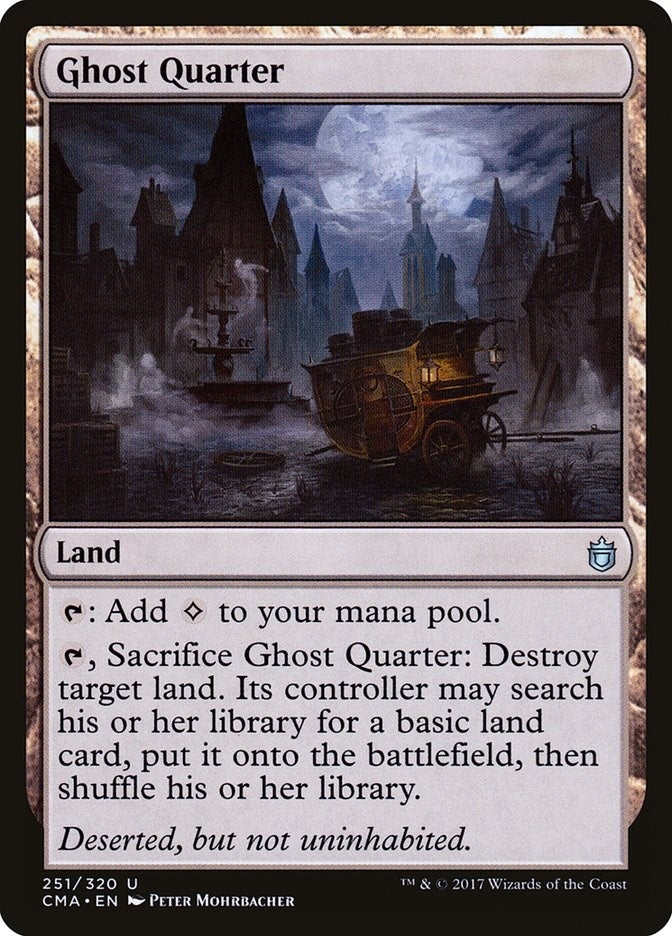 Image for Ghost Quarter (251) (CMA) - Magic: The Gathering