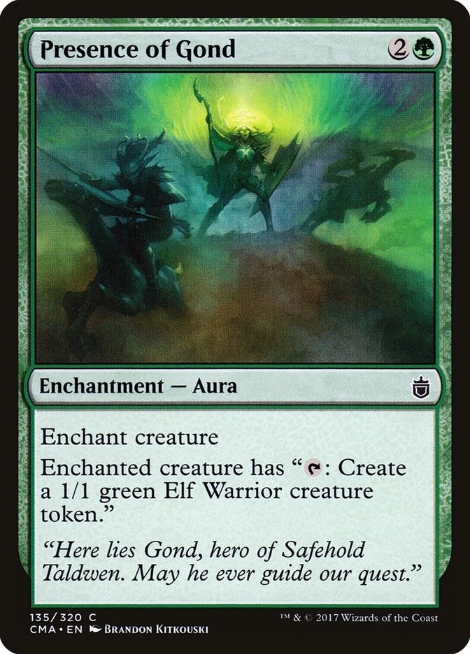 Image for Presence of Gond (135) (CMA) - Magic: The Gathering