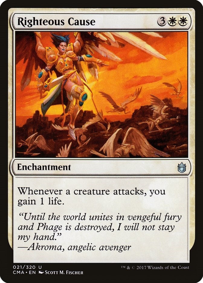 Image for Righteous Cause (21) - Magic: The Gathering