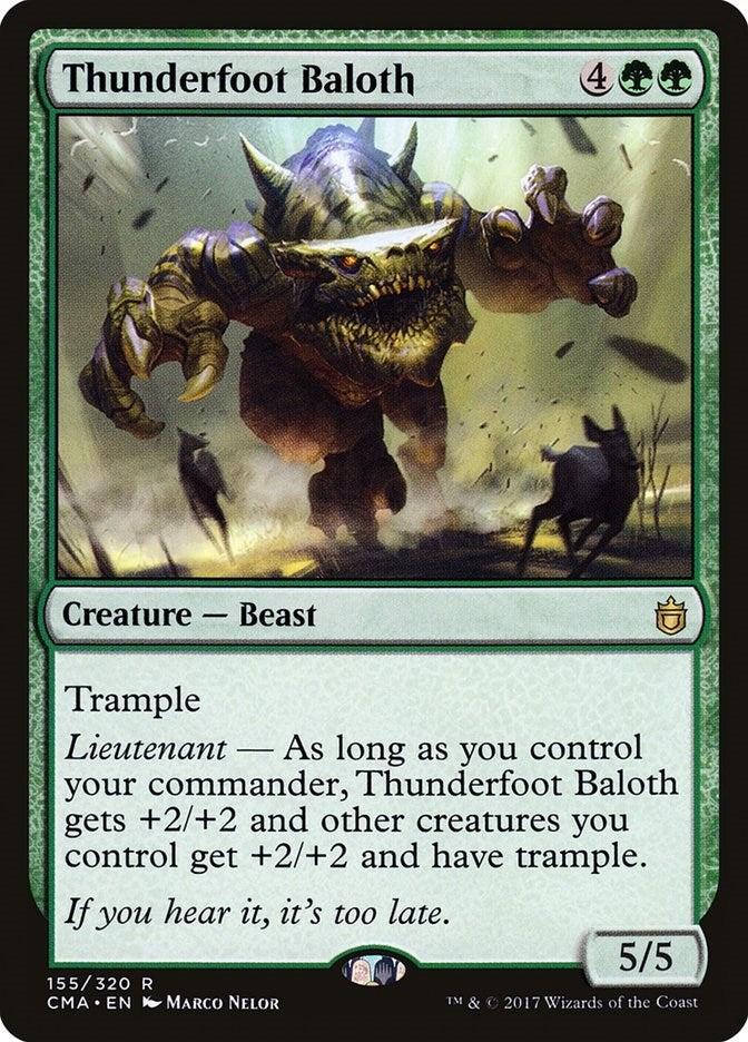 Image for Thunderfoot Baloth (155) - Magic: The Gathering