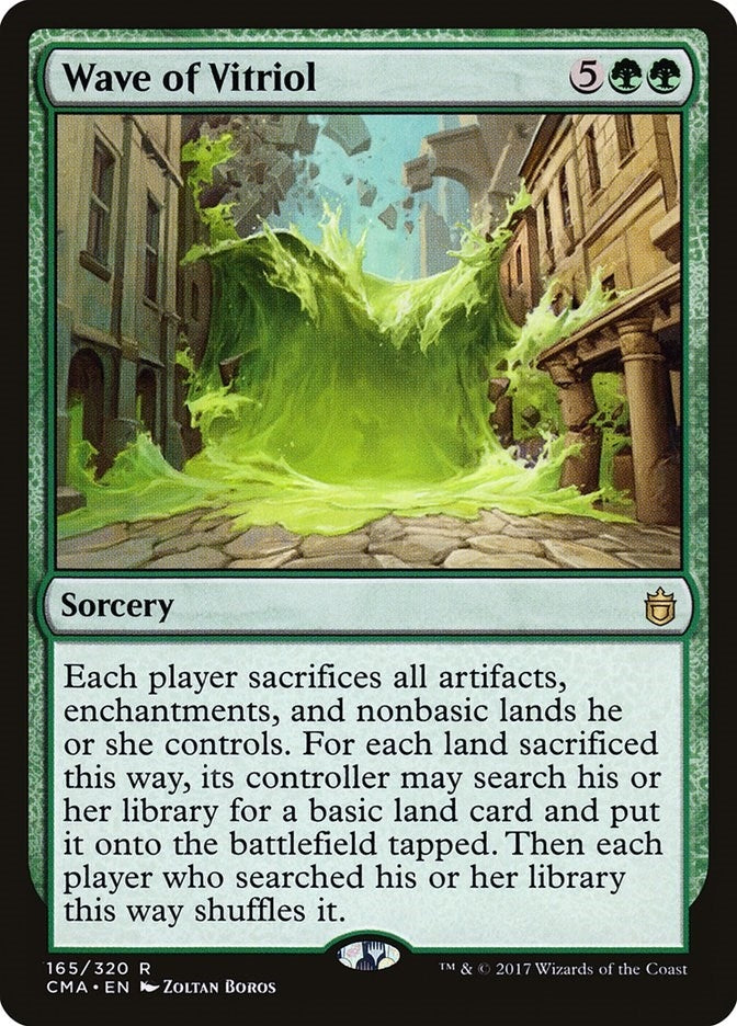 Image for Wave of Vitriol (165) (CMA) - Magic: The Gathering