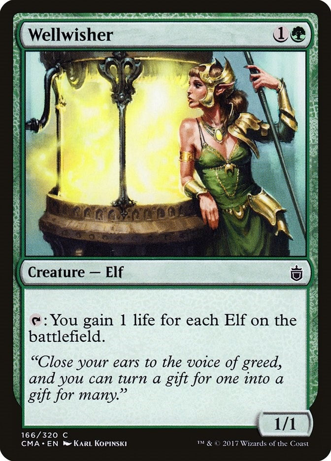 Image for Wellwisher (166) (CMA) - Magic: The Gathering
