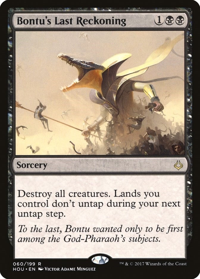 Image for Bontu's Last Reckoning (60) (HOU) - Magic: The Gathering