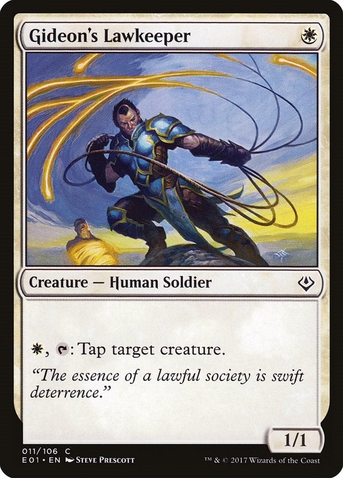 Image for Gideon's Lawkeeper (11) (AC2) - Magic: The Gathering