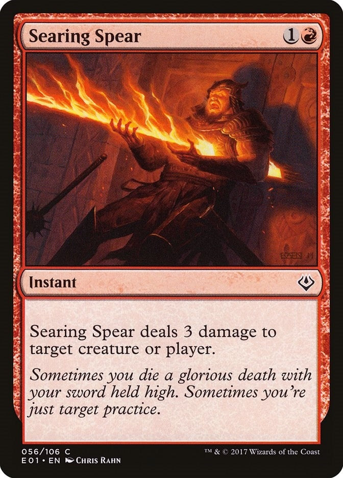 Image for Searing Spear (56) - Magic: The Gathering