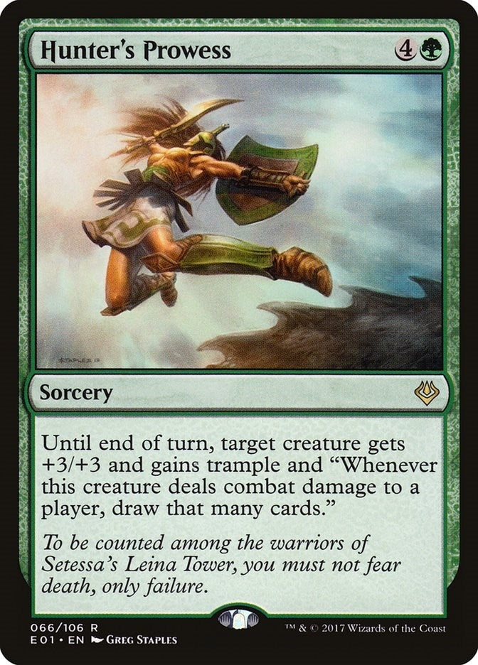 Image for Hunter's Prowess (66) - Magic: The Gathering