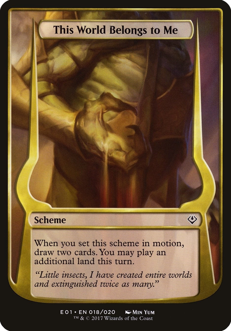 Image for This World Belongs to Me (Archenemy: Nicol Bolas) (18) (OVER) - Magic: The Gathering