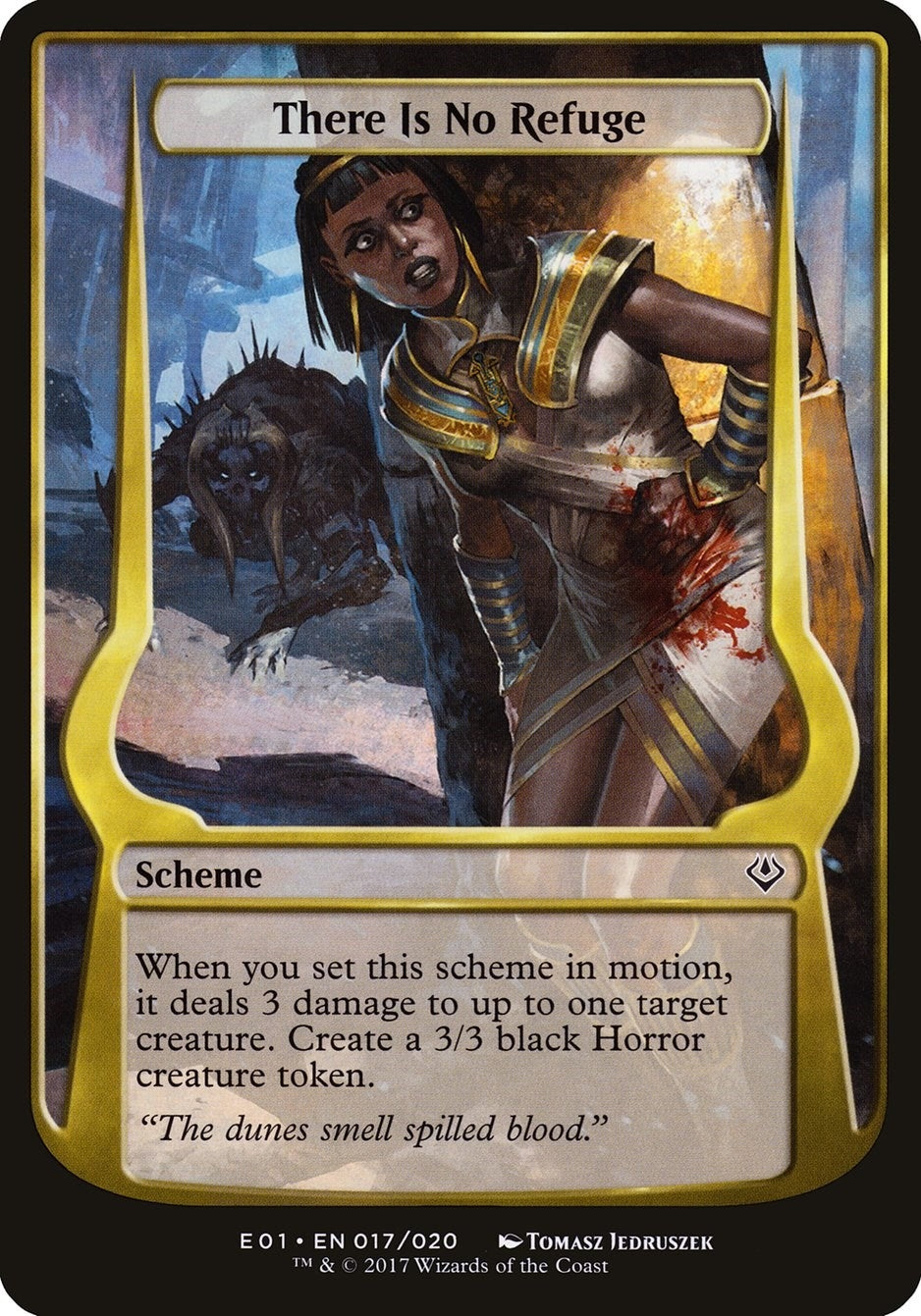 Image for There Is No Refuge (Archenemy: Nicol Bolas) (17) (OVER) - Magic: The Gathering