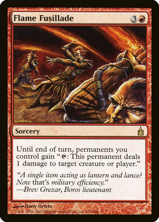 Image for Flame Fusillade (123) - Magic: The Gathering