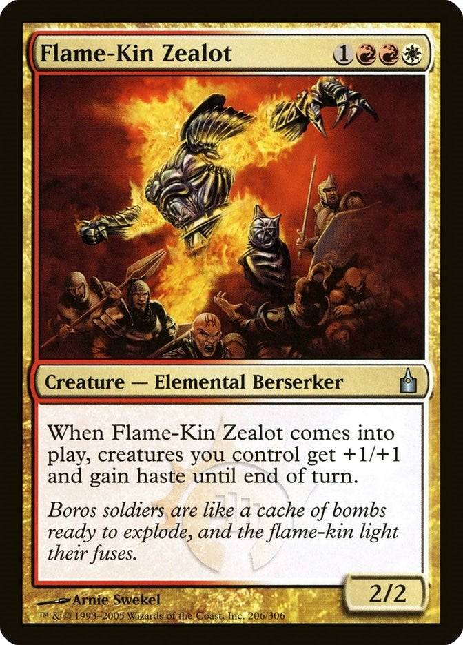 Image for Flame-Kin Zealot (206) - Magic: The Gathering