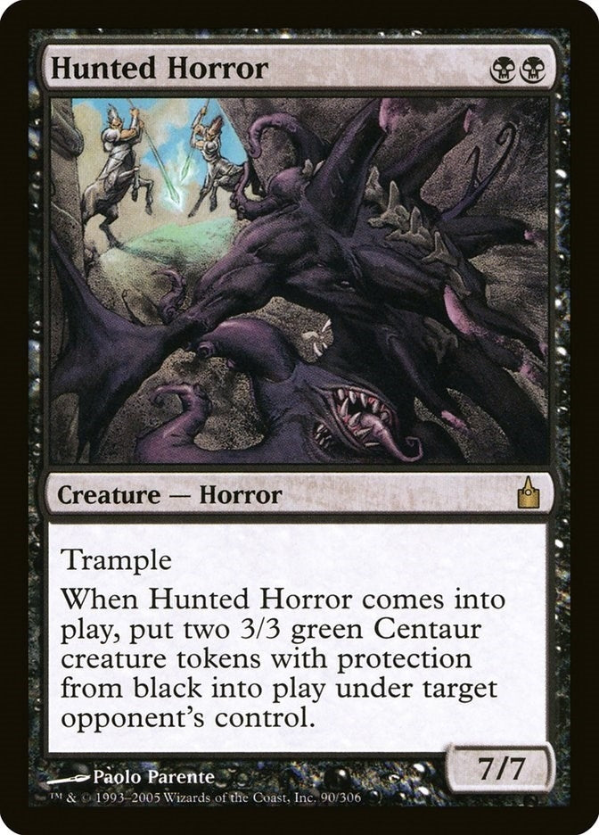 Image for Hunted Horror (90) - Magic: The Gathering