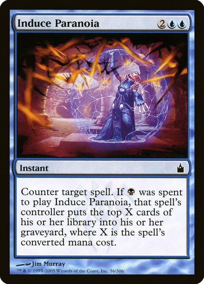 Image for Induce Paranoia (56) - Magic: The Gathering