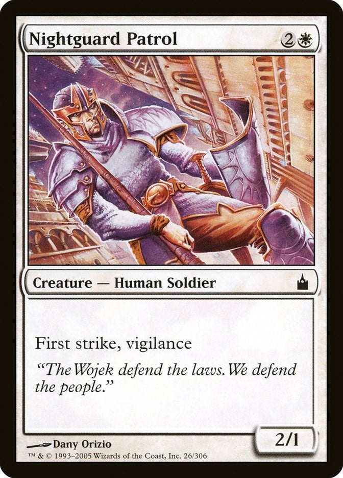 Image for Nightguard Patrol (26) - Magic: The Gathering
