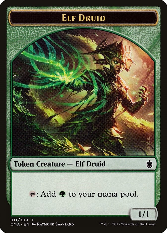Image for Elf Druid Token (011) (11) - Magic: The Gathering