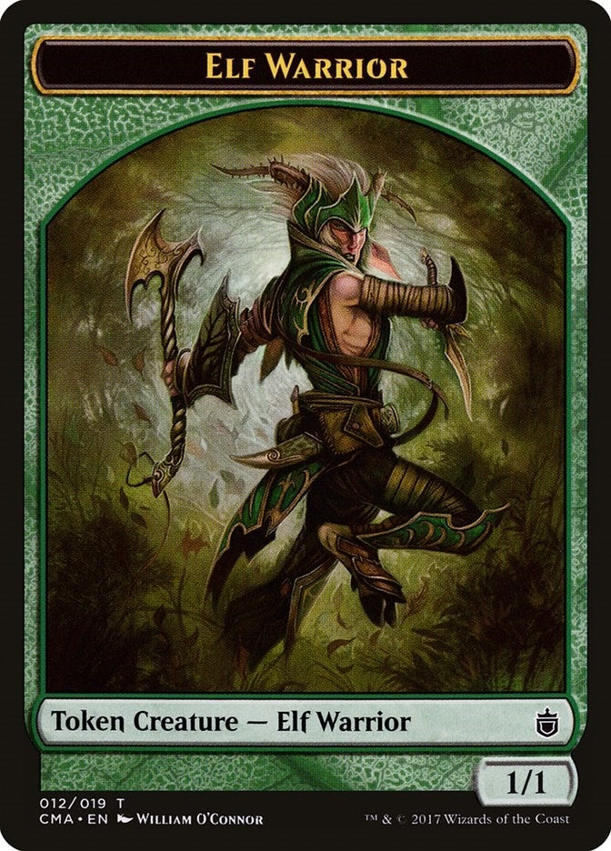 Image for Elf Warrior Token (012) (12) - Magic: The Gathering