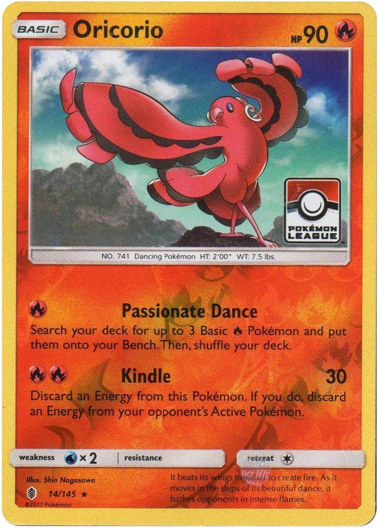 Image for Oricorio - 14/145 (Pokemon League) (014/145) (PR) - Pokemon
