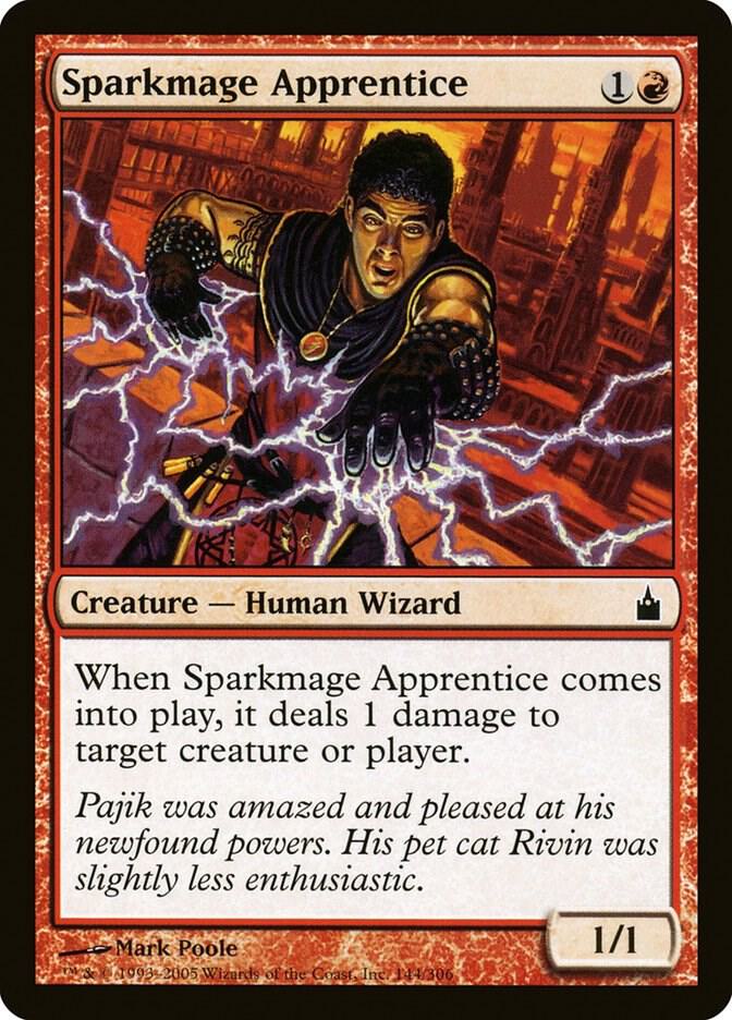 Image for Sparkmage Apprentice (144) - Magic: The Gathering