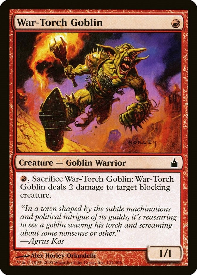 Image for War-Torch Goblin (151) - Magic: The Gathering