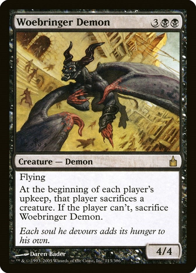 Image for Woebringer Demon (113) - Magic: The Gathering