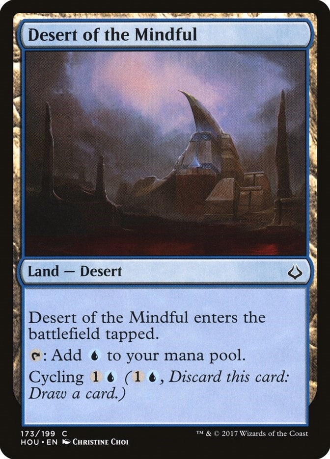 Image for Desert of the Mindful (173) (HOU) - Magic: The Gathering