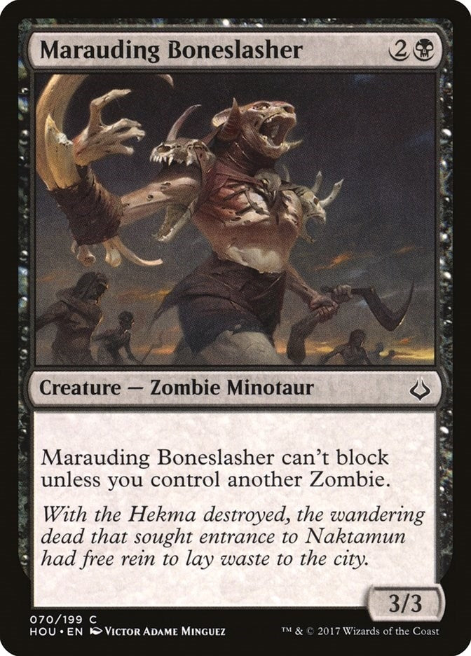 Image for Marauding Boneslasher (70) (HOU) - Magic: The Gathering