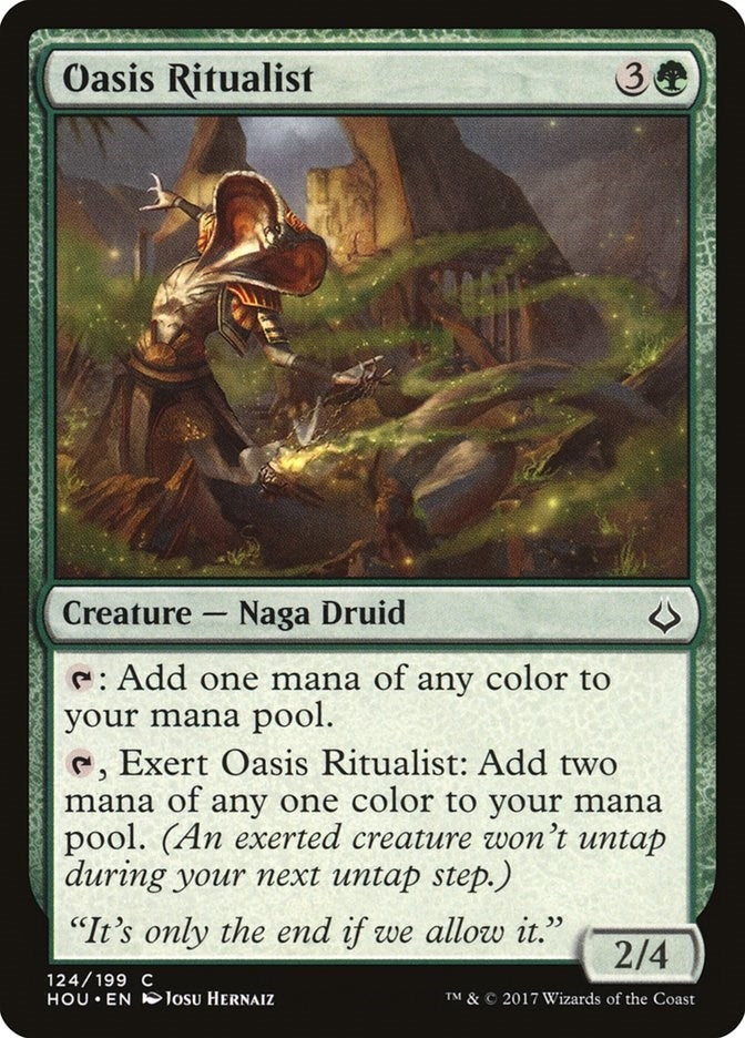 Image for Oasis Ritualist (124) - Magic: The Gathering