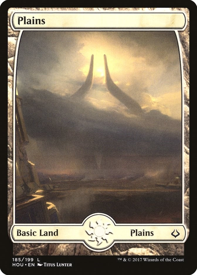 Image for Plains (185) - Full Art (185) (HOU) - Magic: The Gathering