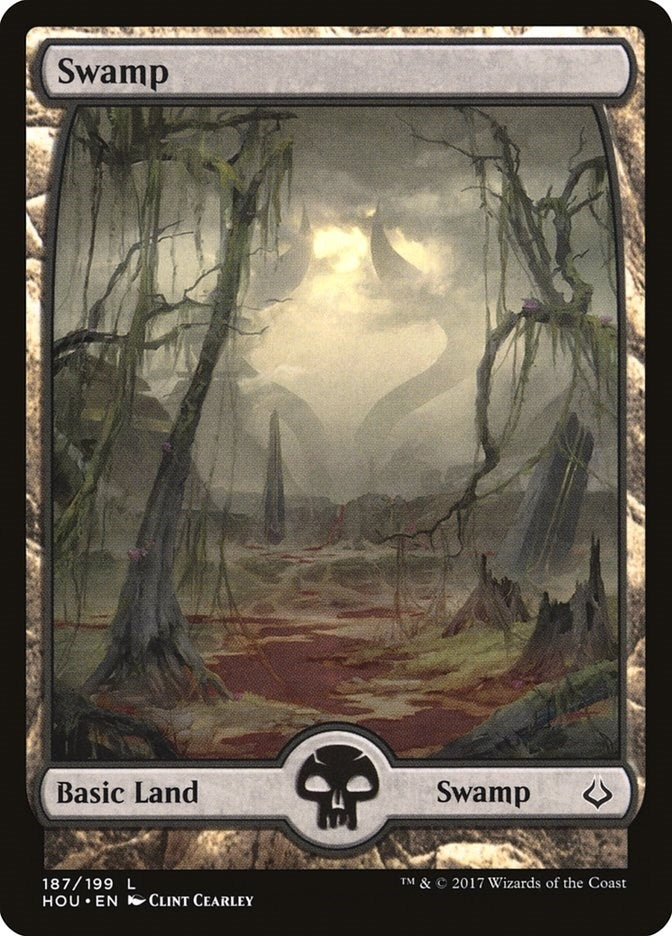 Image for Swamp (187) - Full Art (187) (HOU) - Magic: The Gathering