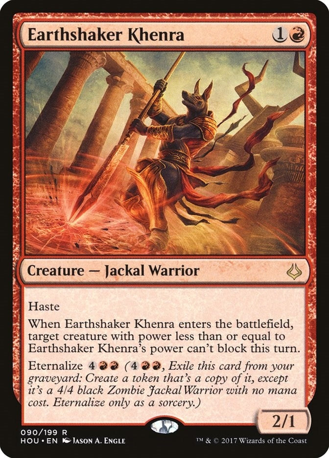 Image for Earthshaker Khenra (90) - Magic: The Gathering