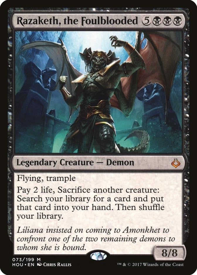 Image for Razaketh, the Foulblooded (73) - Magic: The Gathering