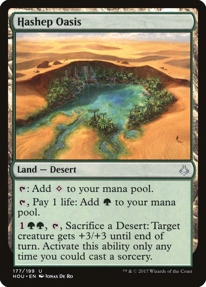 Image for Hashep Oasis (177) - Magic: The Gathering