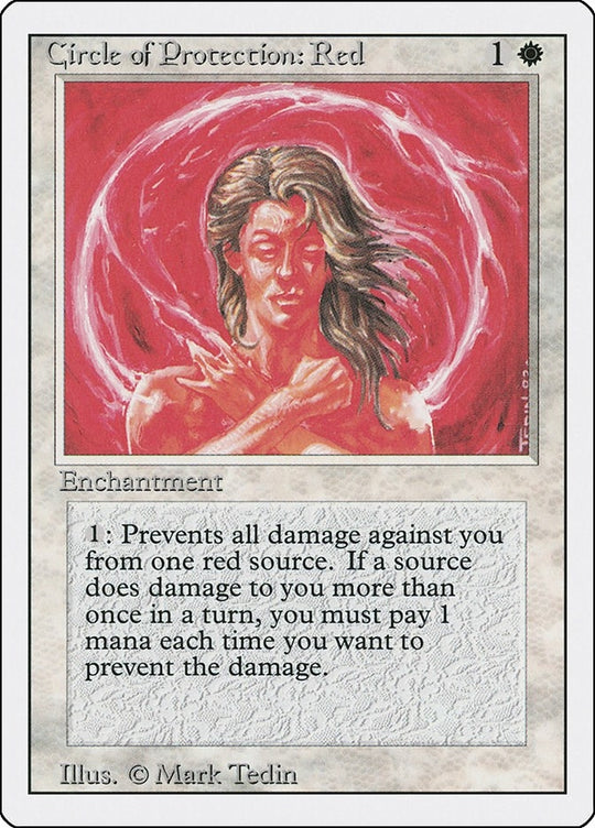 Image for Circle of Protection: Red - Magic: The Gathering