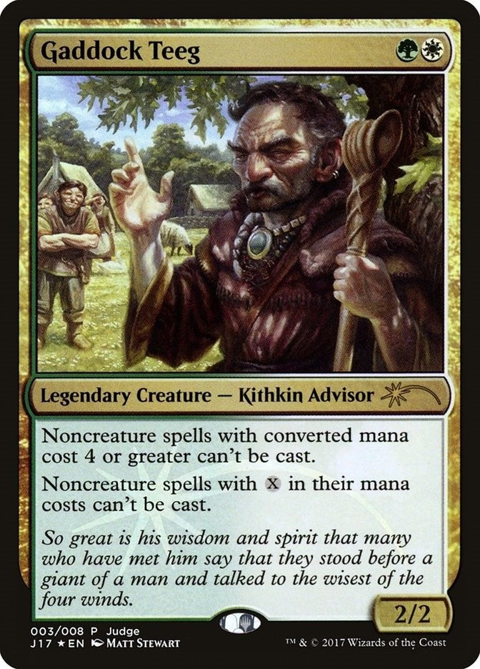 Image for Gaddock Teeg (3) (JDG) - Magic: The Gathering