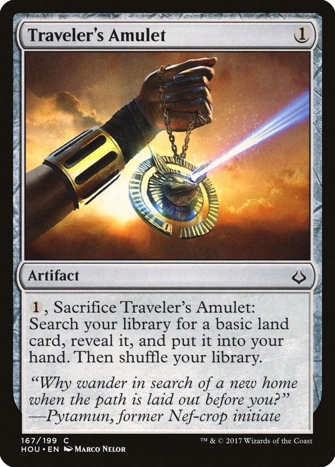 Image for Traveler's Amulet (167) (HOU) - Magic: The Gathering