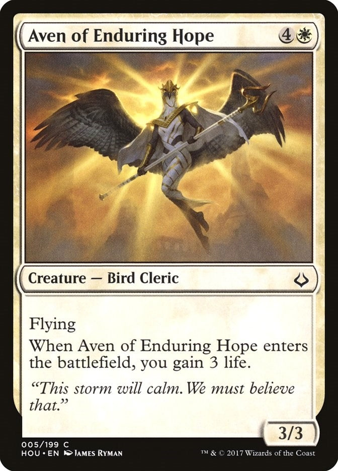 Image for Aven of Enduring Hope (5) (HOU) - Magic: The Gathering