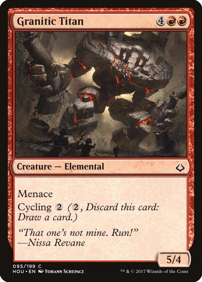 Image for Granitic Titan (95) - Magic: The Gathering