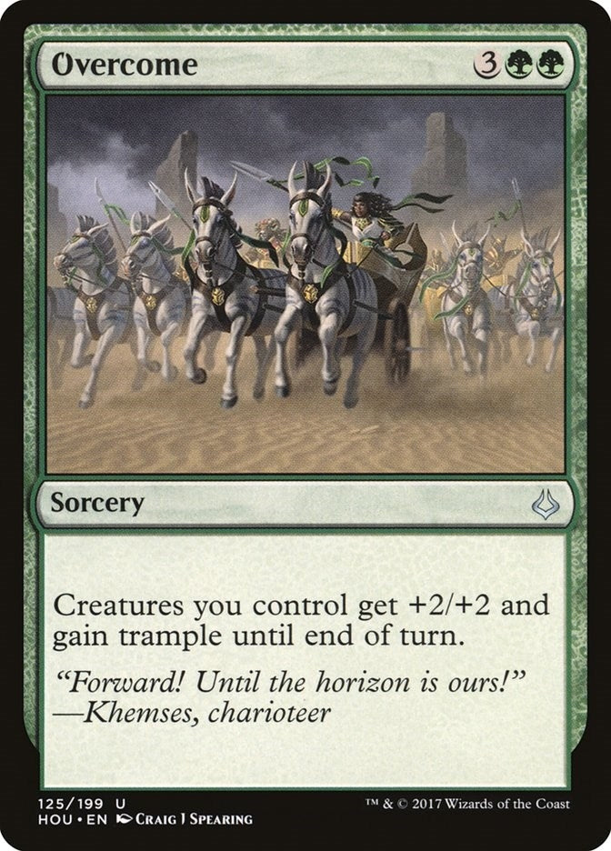 Image for Overcome (125) (HOU) - Magic: The Gathering