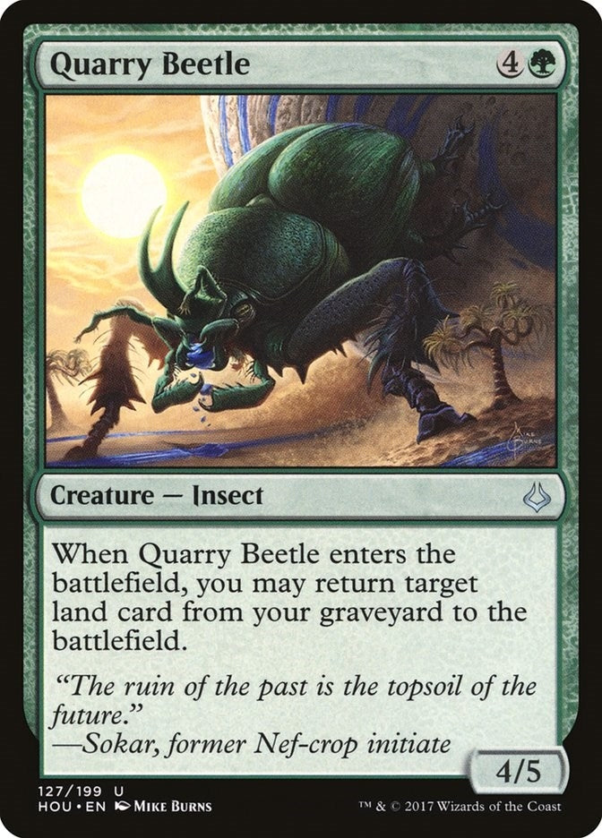 Image for Quarry Beetle (127) - Magic: The Gathering
