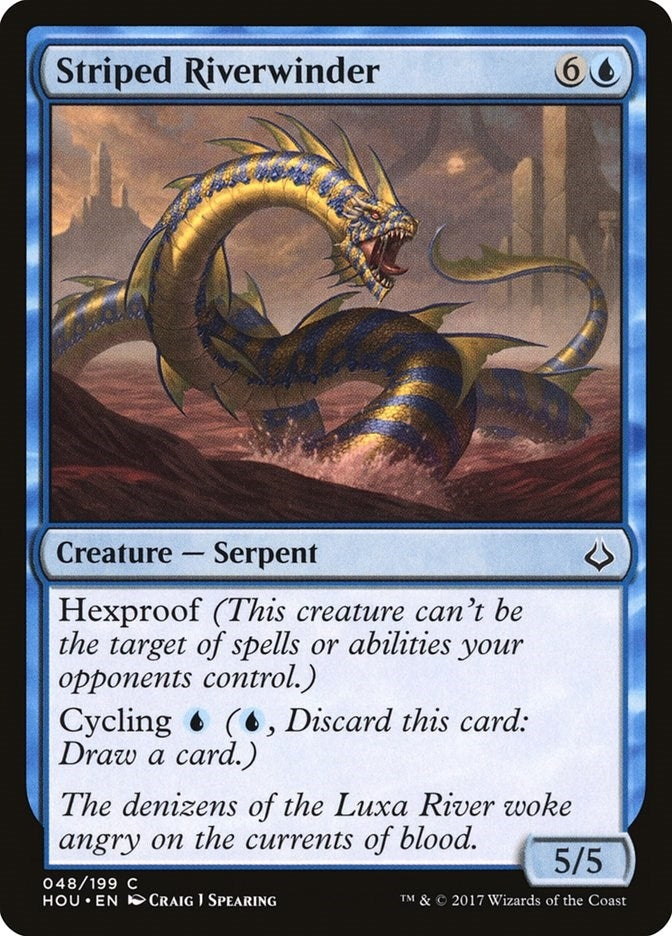 Image for Striped Riverwinder (48) (HOU) - Magic: The Gathering