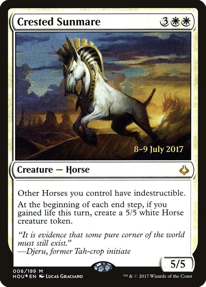Image for Crested Sunmare (6) - Magic: The Gathering