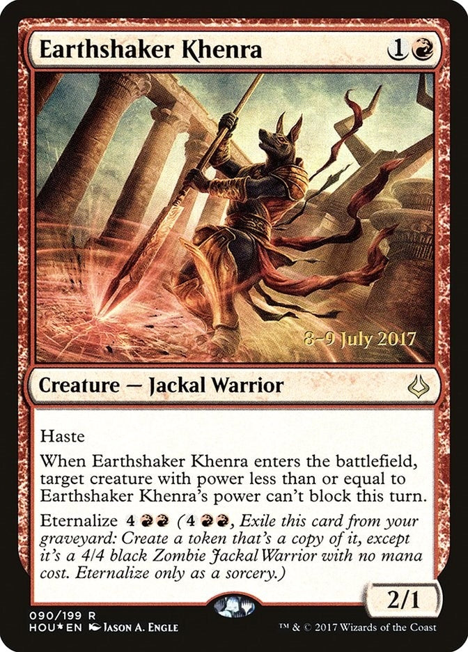 Image for Earthshaker Khenra (90) (PRE) - Magic: The Gathering