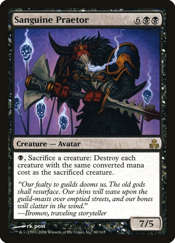 Image for Sanguine Praetor (60) - Magic: The Gathering