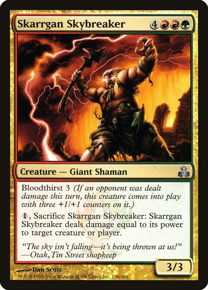 Image for Skarrgan Skybreaker (130) (GPT) - Magic: The Gathering