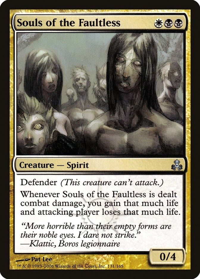 Image for Souls of the Faultless (131) (GPT) - Magic: The Gathering