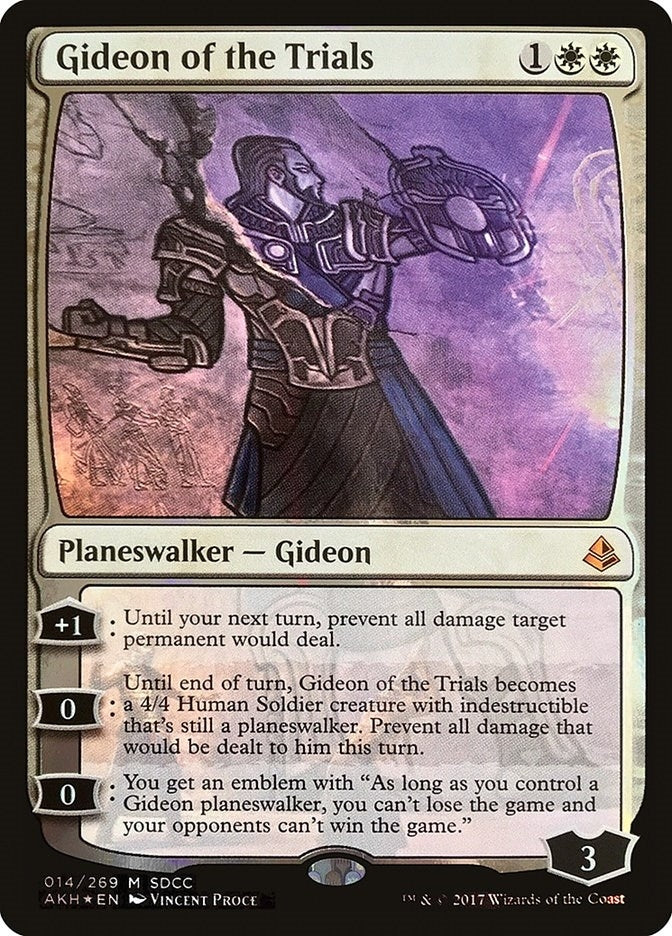 Image for Gideon of the Trials (SDCC 2017 Exclusive) (14) - Magic: The Gathering